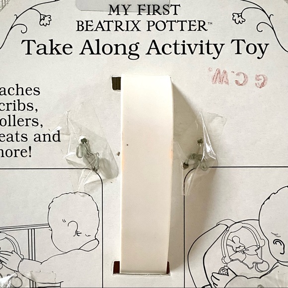 VINTAGE EDEN MY FIRST BEATRIX POTTER - PETER RABBIT, TAKE ALONG ACTIVITY TOY - Picture 6 of 7